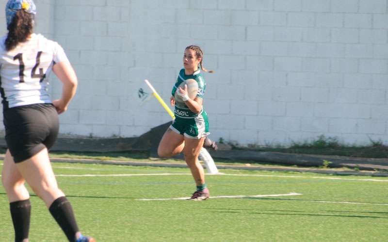 Jaén Rugby Femenino recupera el ánimo con un contundente triunfo en casa