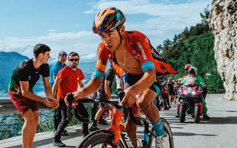 Santiago Buitrago liderará al Bahrain Victorius en la Vuelta Andalucia