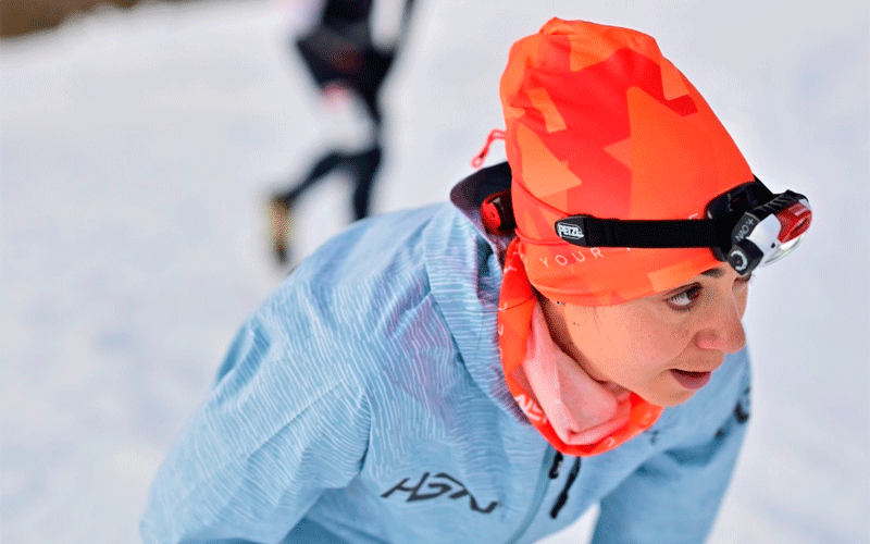 Silvia Lara renueva su idilio con la Snow Running Sierra Nevada