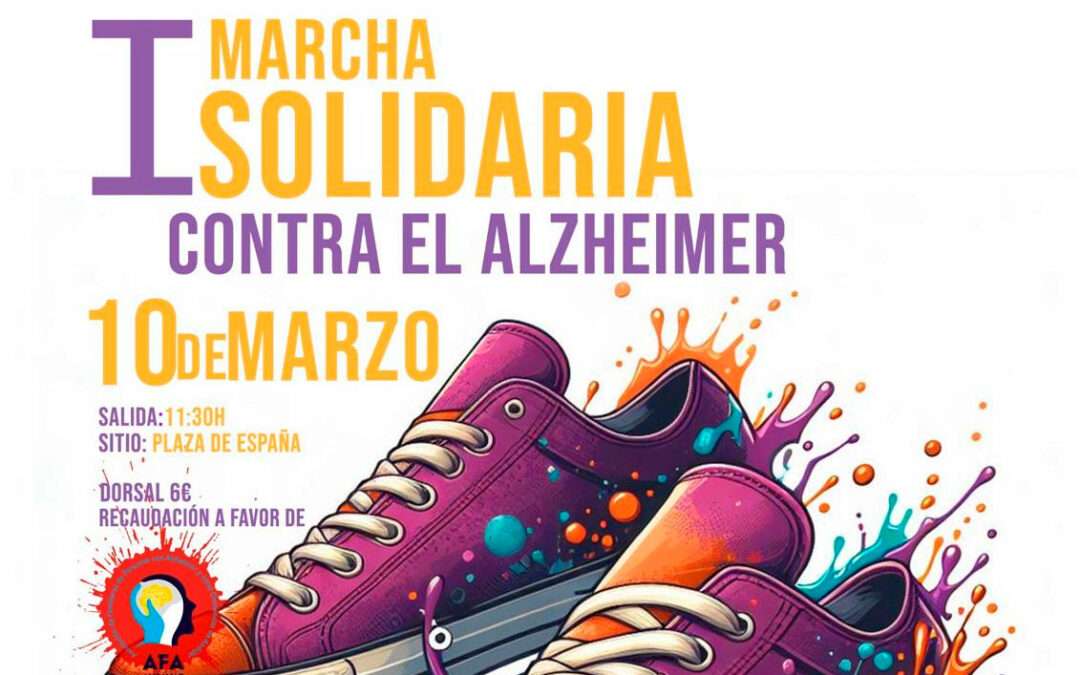 La I Marcha Solidaria contra el Alzheimer de Andújar reunirá a más de 250 participantes