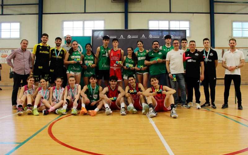 CD Úbeda Viva y Jaén CB, campeones provinciales de baloncesto 3×3 U17