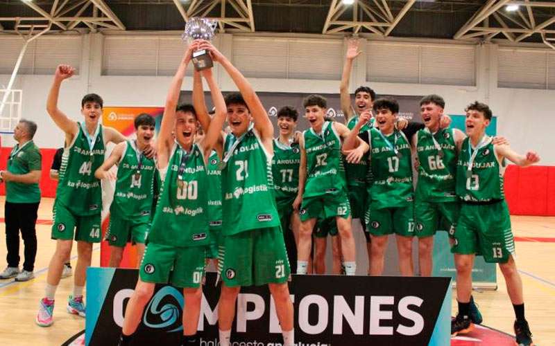 Título de campeón provincial cadete para CB Andújar