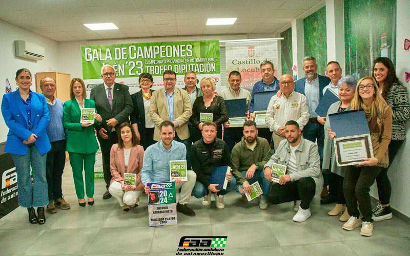 La FAA entrega los trofeos a los campeones provinciales de automovilismo 2023