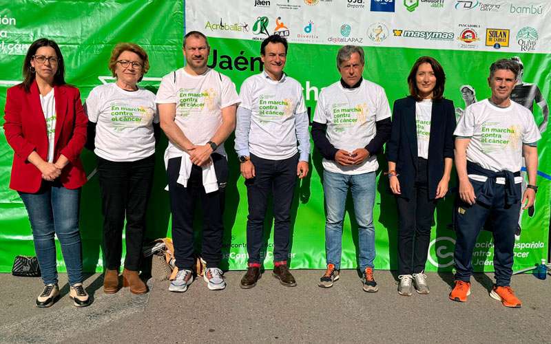 Deporte y solidaridad en la jornada ‘Jaén en marcha contra el cáncer’