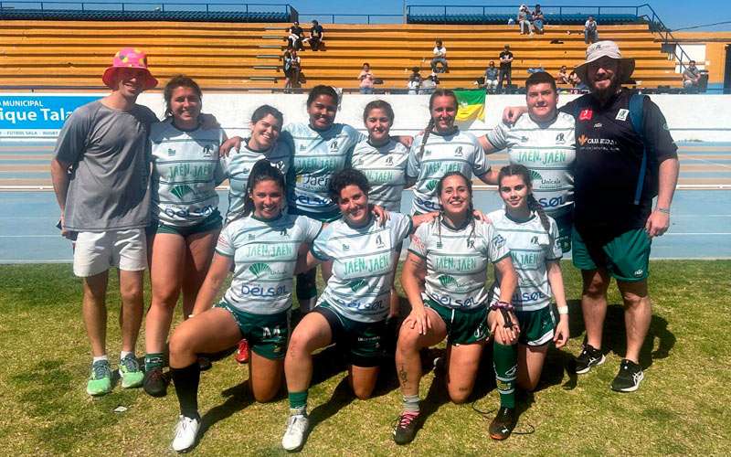 Brillante papel de Jaén Rugby femenino en la primera jornada del Andaluz de Seven