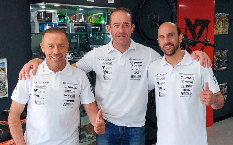 López, Salvador y Cazalilla, listos para el Mundial de Descenso MTB 2024