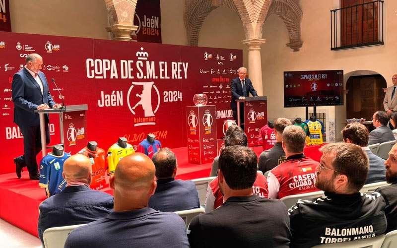 Sorteados los cruces de la Copa del Rey de balonmano que se jugará en Jaén
