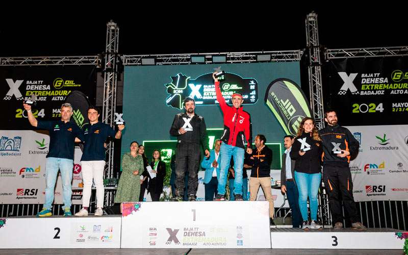 Doble podio para Fidel Castillo en la Baja TT Dehesa Extremadura