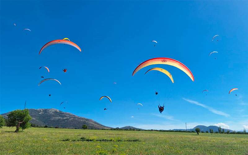 Portugal encabeza la clasificación del XVII Campeonato de Europa de Parapente
