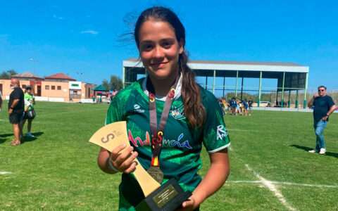 Laura Jiménez, campeona de España M16 Seven con la selección andaluza