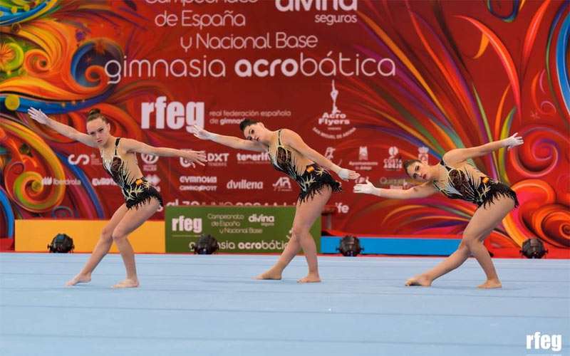 Jara Molina se hace un hueco en el Mundial por edades de Gimnasia Acrobática