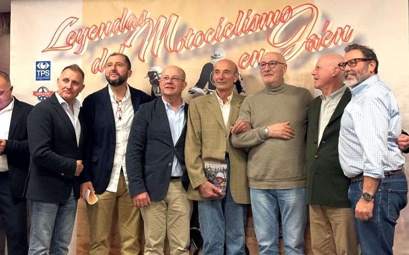 Jaén reunió a las leyendas del motociclismo de los 70, 80 y 90