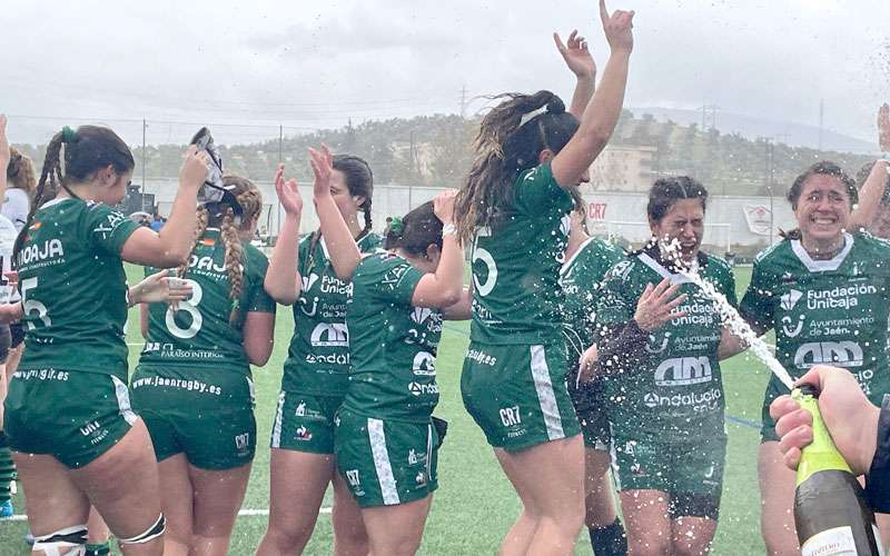 El equipo femenino del Jaén Rugby, campeón de la Primera Andaluza