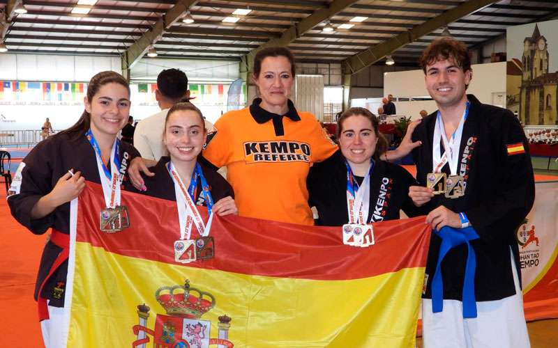 El CD Estudio Martos suma cuatro campeones del mundo de kenpo