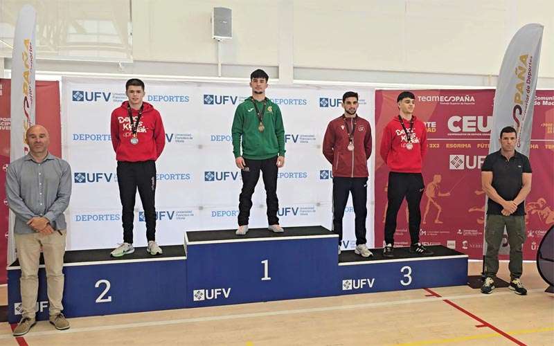 Tres medallas para la Universidad de Jaén en los Campeonatos de España Universitarios