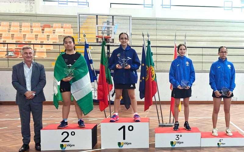 Gran papel de Ana Chen el XXV Torneo Ibérico de tenis de mesa