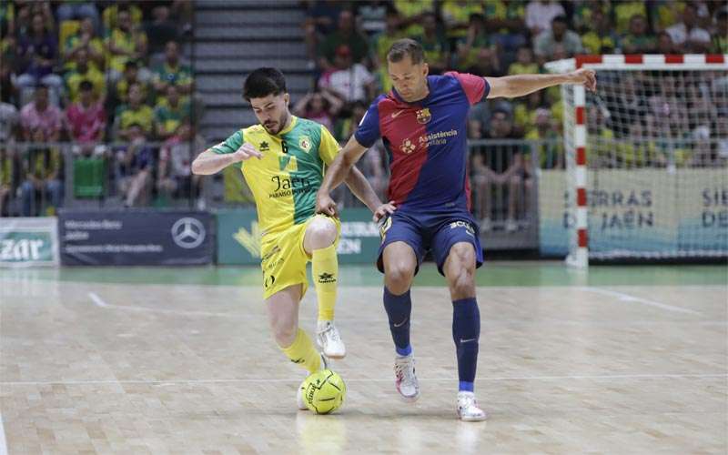 El Barça vence en el Olivo Arena y Jaén FS se la jugará en el Palau