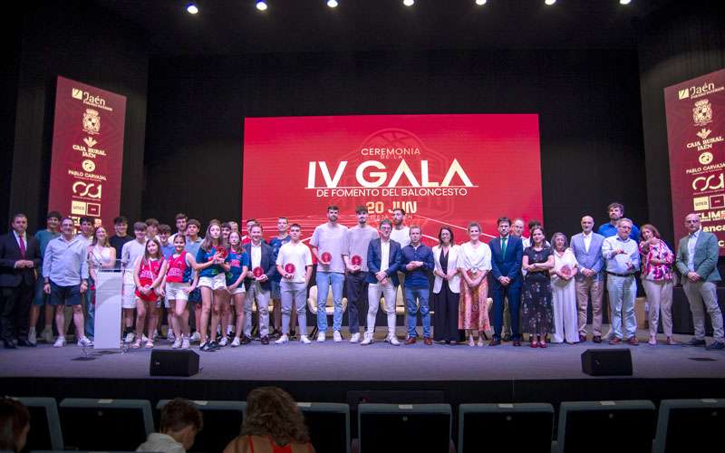 El Jaén CB celebró su IV Gala del Fomento de Baloncesto