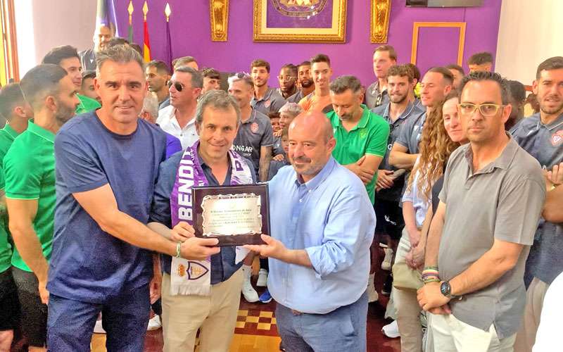 Recepción en el Ayuntamiento a la plantilla del Real Jaén