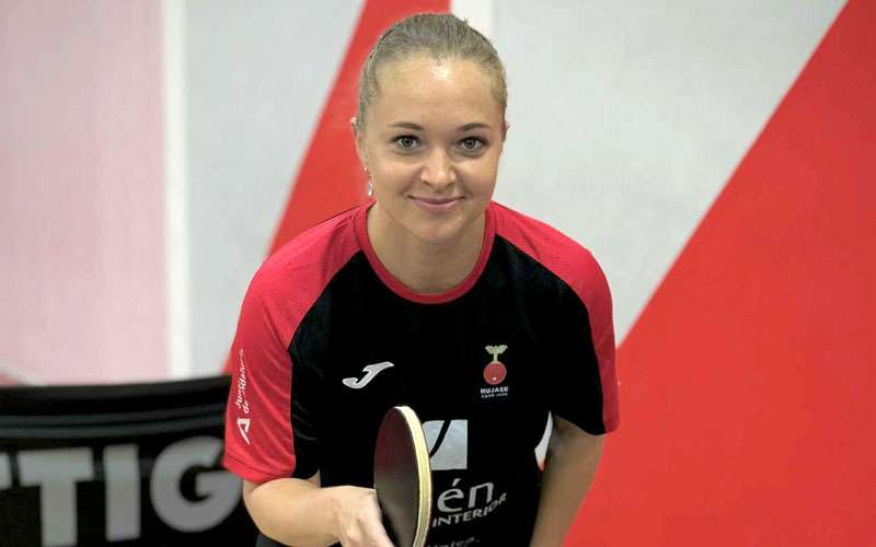 La estrella europea de tenis de mesa Margaryta Pesotska llega a Jaén
