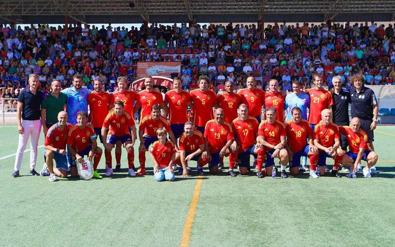 Homenaje y espectáculo de las Leyendas de la Selección en Alcalá la Real