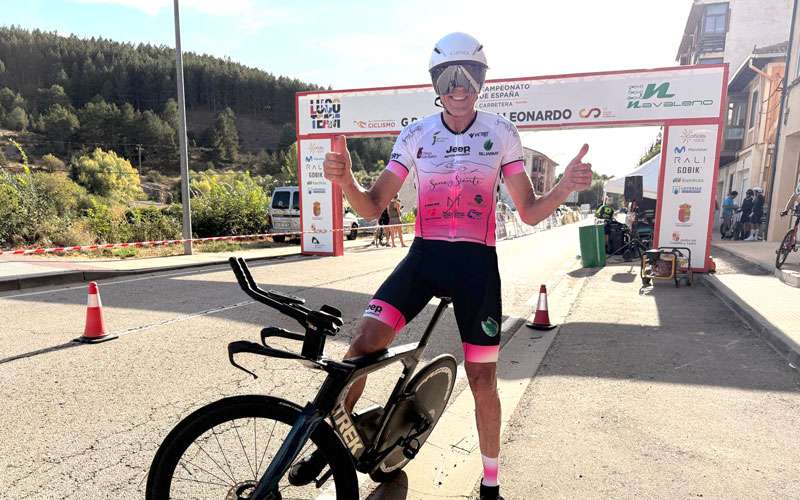 Mario Fernández, campeón de España de contrarreloj en la categoría M60A