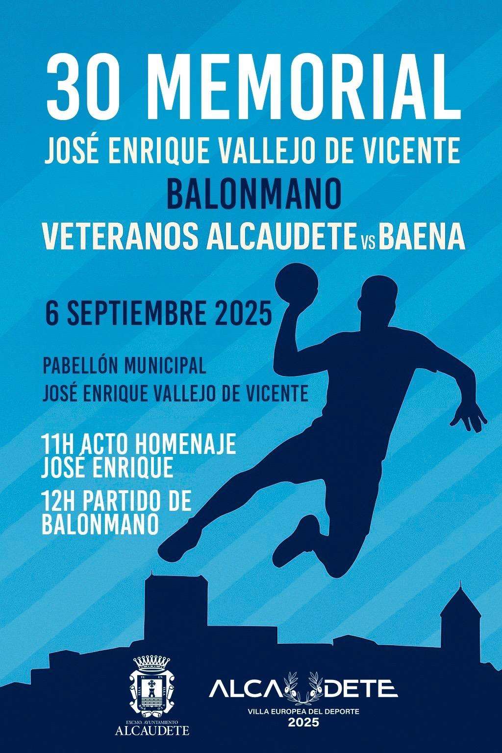 memorial jose enrique vallejo vicente balonmano alcaudete