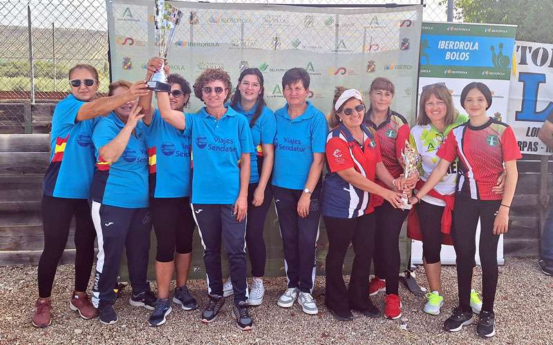 Victoria del CD El Ferial en la Liga Nacional de bolo andaluz femenino