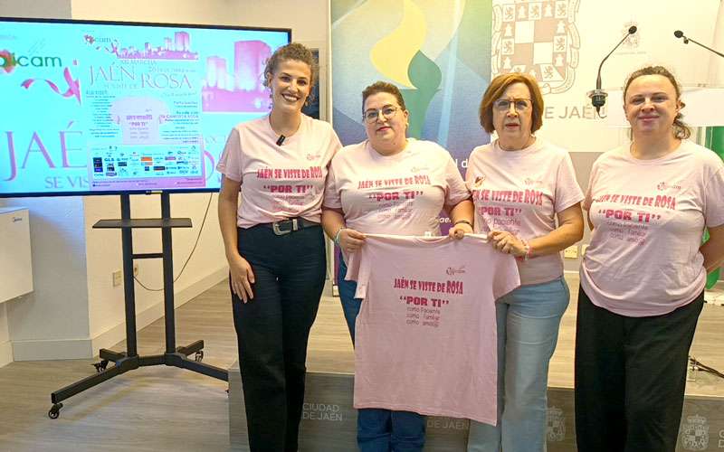 La XIII marcha ‘Jaén se viste de rosa’ se celebrará este domingo 26 de octubre