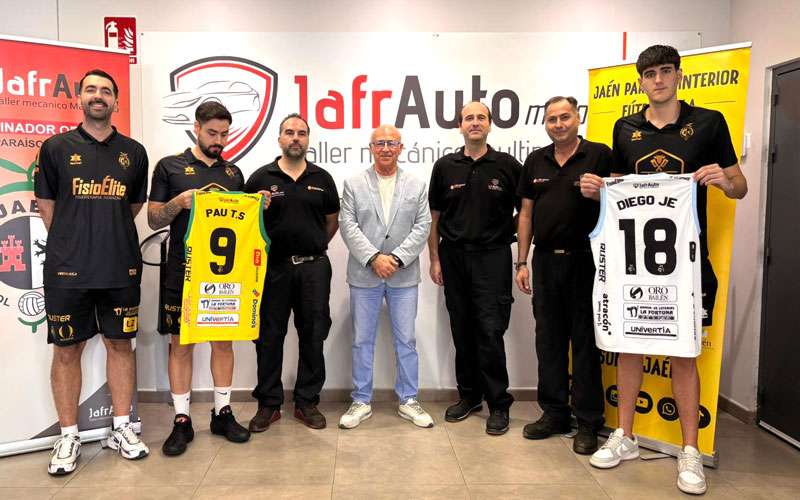 El Jaén Paraíso Interior FS Baloncesto presenta a Pau Truñó y Diego Jiménez