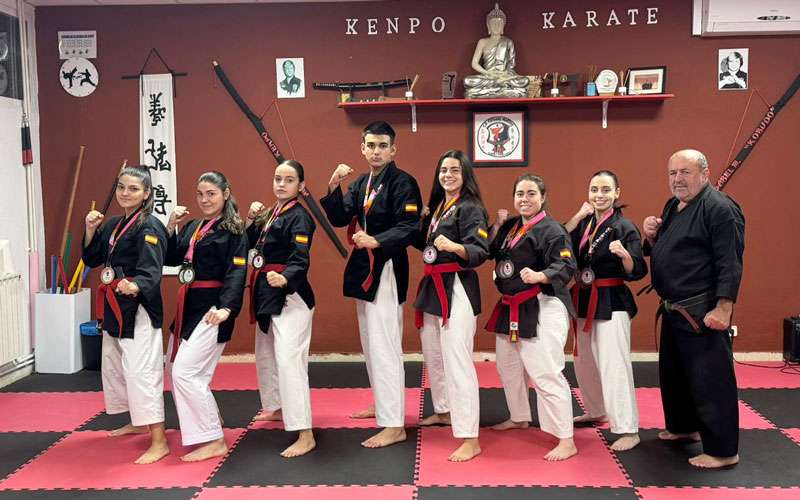 El CD Estudio Martos suma 14 medallas en el Campeonato de Europa de Kenpo