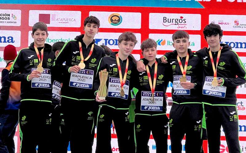 El equipo sub’16 masculino del Unicaja, campeón de España de cross