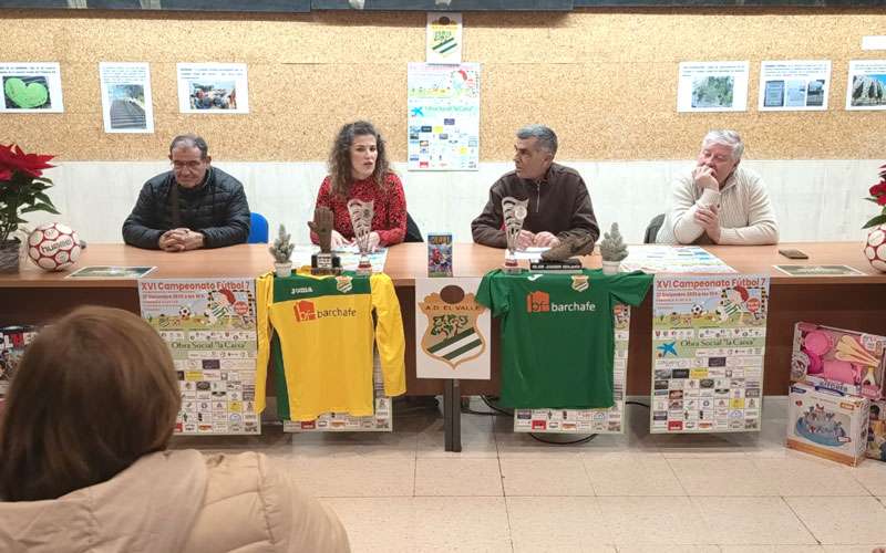 El XVI Campeonato de Fútbol 7 de la AD El Valle se celebrará el 27 de diciembre