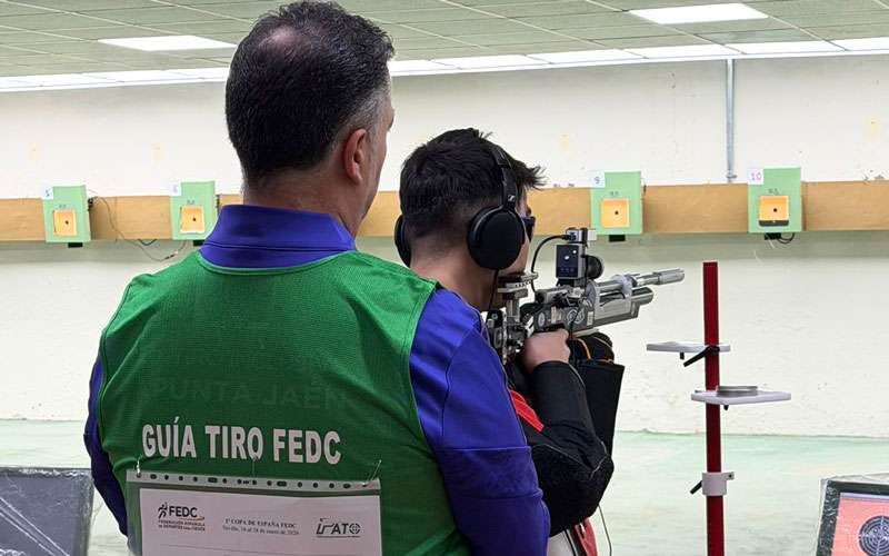 Apunta Jaén suma dos medallas en la I Copa de España de Tiro con Carabina para Ciegos