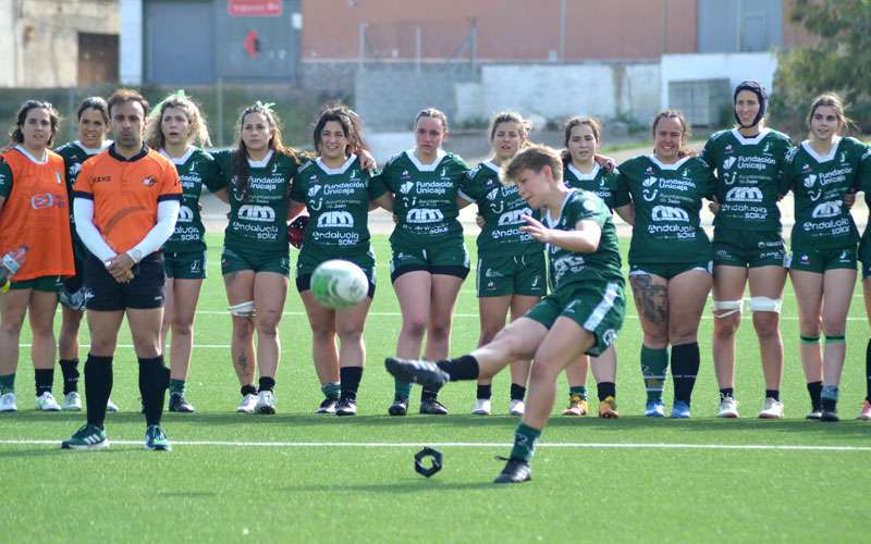 El Jaén Rugby femenino, a un punto del campeonato