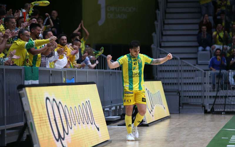 El Jaén FS golea al Ribera Navarra en el Olivo Arena