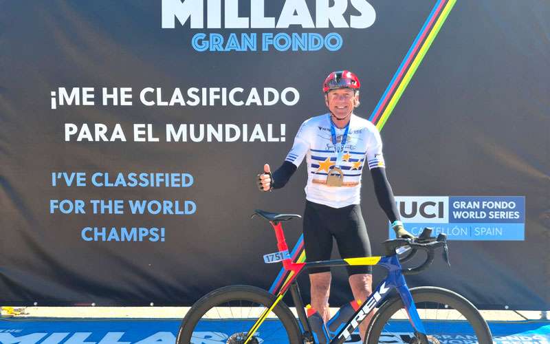 Mario Fernández, segundo en The Millars UCI Gran Fondo