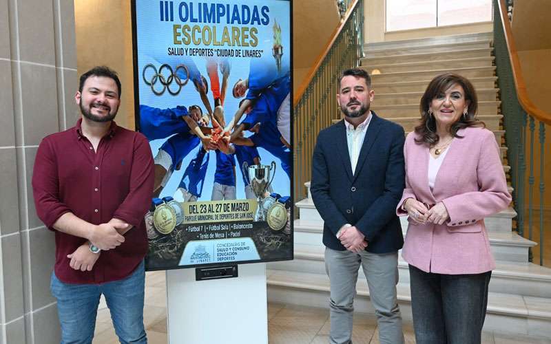 Las III Olimpiadas Escolares de Linares reunirá a más de 1.000 participantes