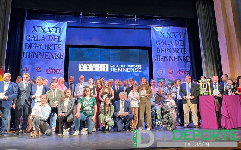 La Gala del Deporte Jiennense volvió a reconocer los éxitos deportivos de la provincia