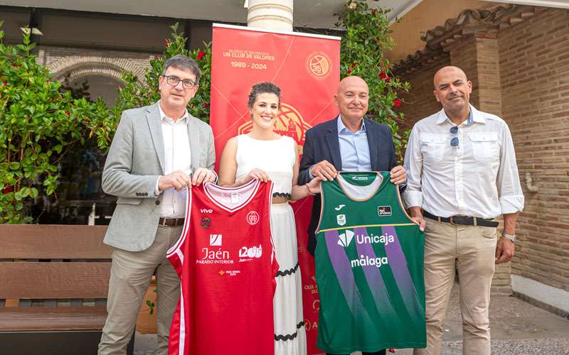El Jaén CB, club colaborador del Unicaja SD
