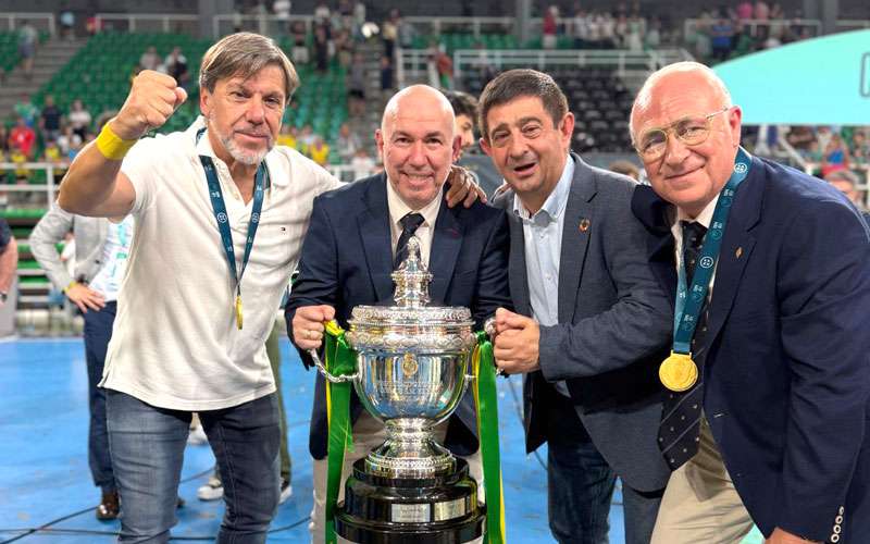 Felicitaciones institucionales al Jaén FS por su doblete