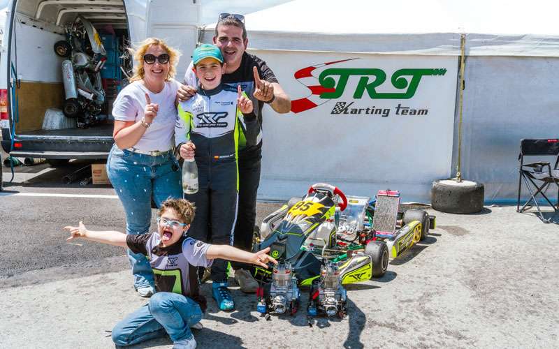 Mario Prieto triunfó en la pista KR24 de Conil de la Frontera