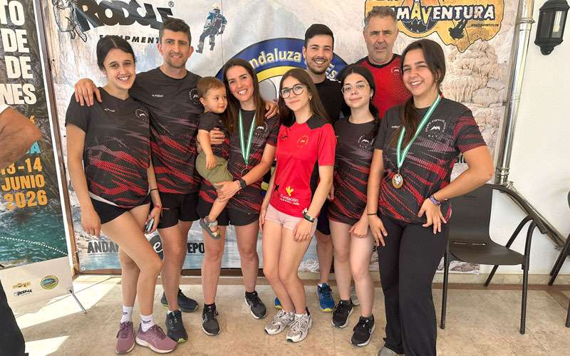 El GEV Villacarrillo, campeón en el XXV Andaluz de Descenso de Cañones y Barrancos