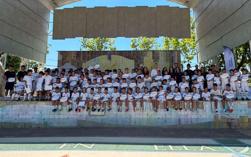 El Campus de la Fundación Real Madrid reúne en Alcaudete a un centenar de jóvenes