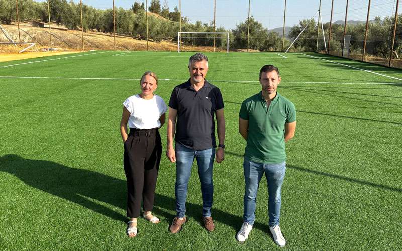 Nuevo campo de fútbol-5 para Burunchel