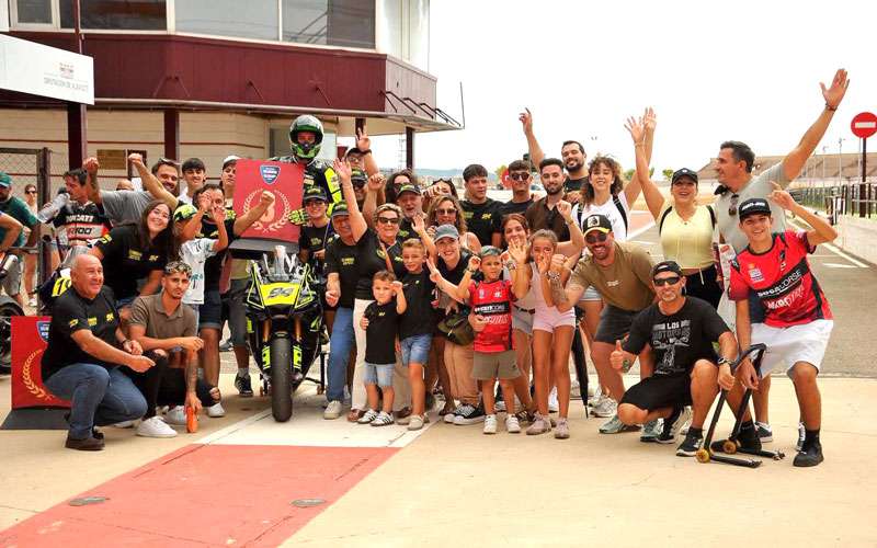 Francis Chinchilla, segundo en la Copa de España de Velocidad