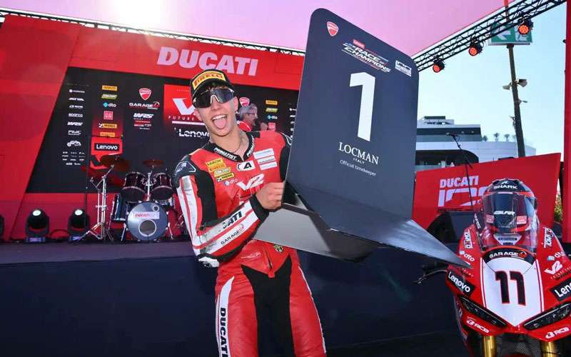 Jesús Torres, campeón de la Ducati V2 Academy