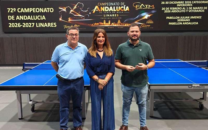 Linares será epicentro de los Campeonatos de Andalucía de tenis de mesa