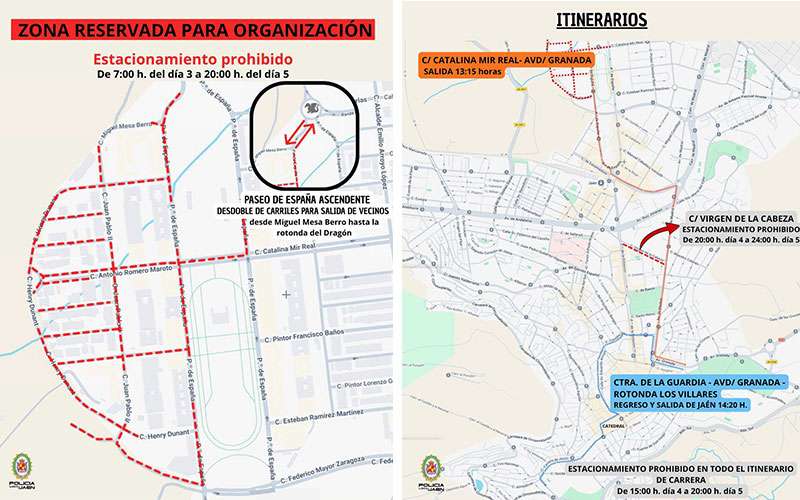 Dispositivo especial de tráfico por el paso de La Vuelta
