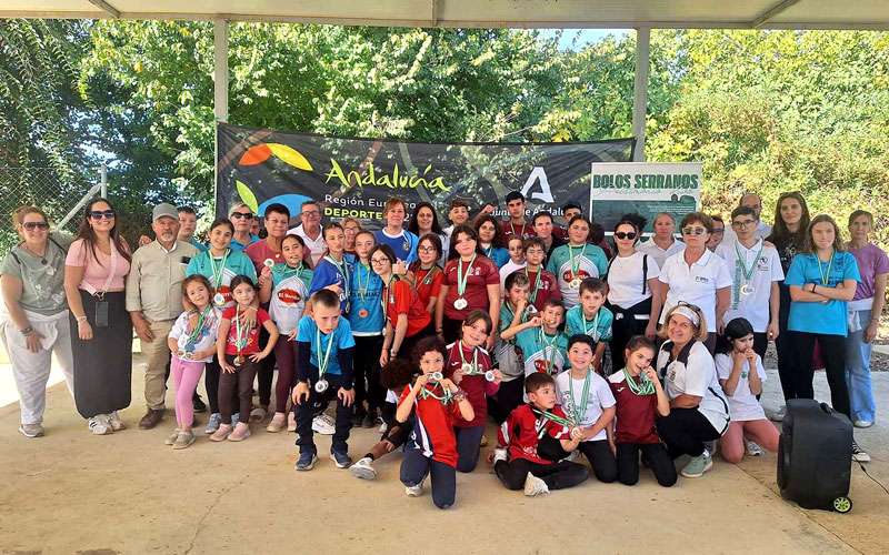 La cantera jiennense de bolo andaluz demuestra su potencial en los Campeonatos de Andalucía Base